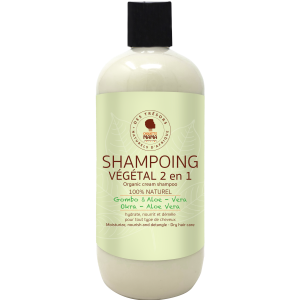 Shampoing Végétal 2 en 1 Gombo & Aloe Vera