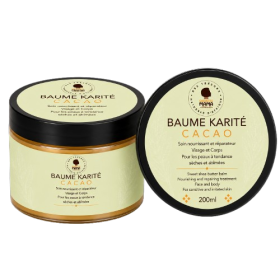 Baume au Beurre de Karité-Cacao 200ml