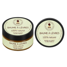 Baume à lèvres karité - cire d'abeille 15ml
